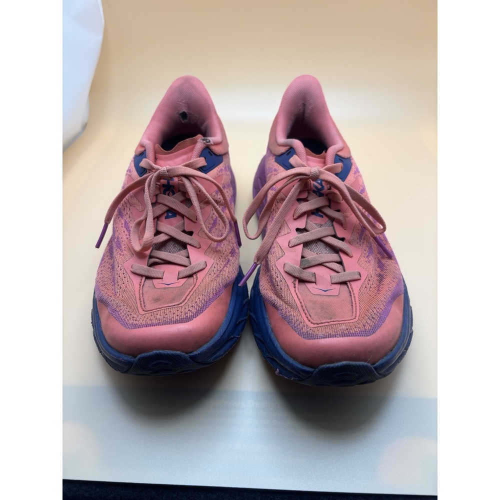 Hoka Speedgoat 5 Womens Trail Running Shoes Pink Purple Vibram 1123158